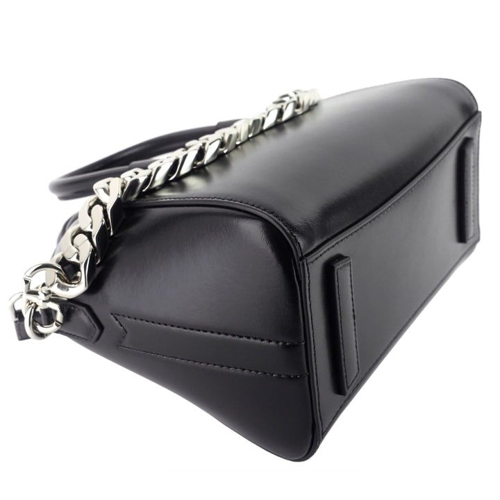 Antigona G Chain Mini Calfskin Leather Bag