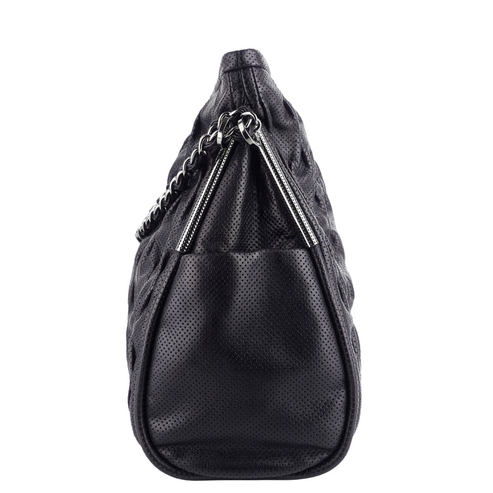 Perforated Ultimate Soft Leather Hobo Bag