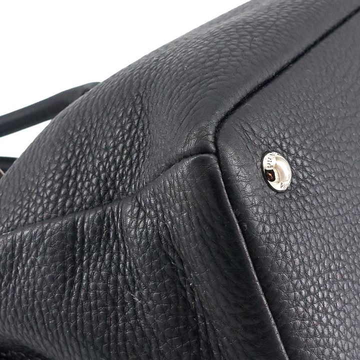 Convertible Vitello Daino Leather Tote Bag