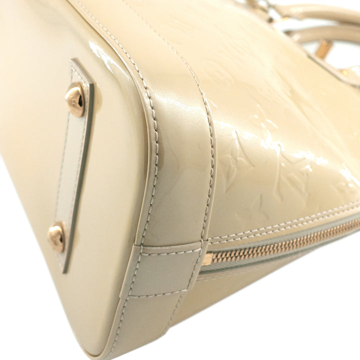 Alma PM Monogram Vernis Leather Handbag