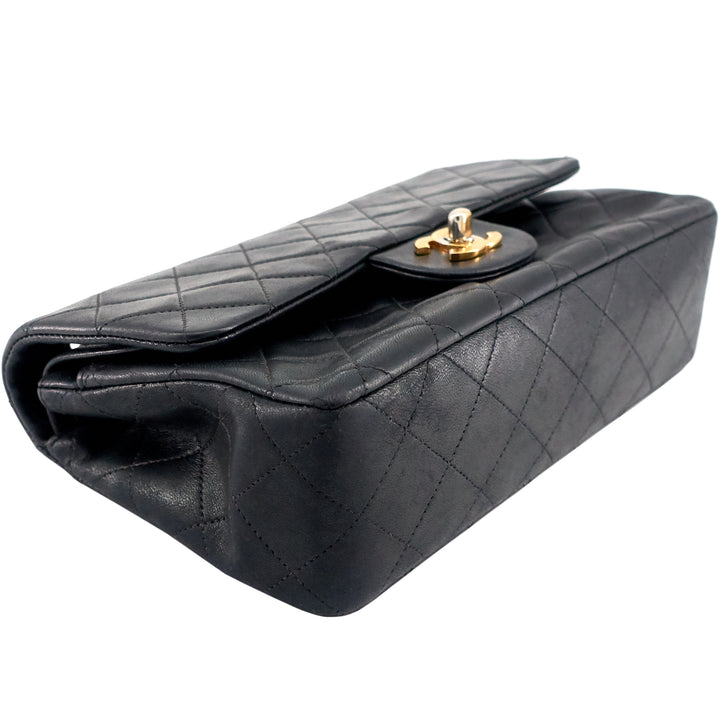 Classic Double Flap Small Lambskin Leather Bag