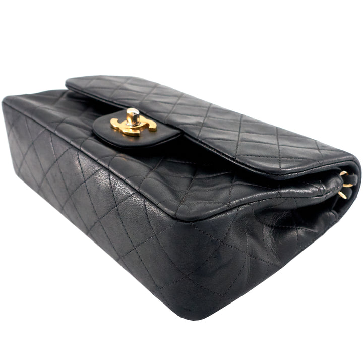 Classic Double Flap Small Lambskin Leather Bag