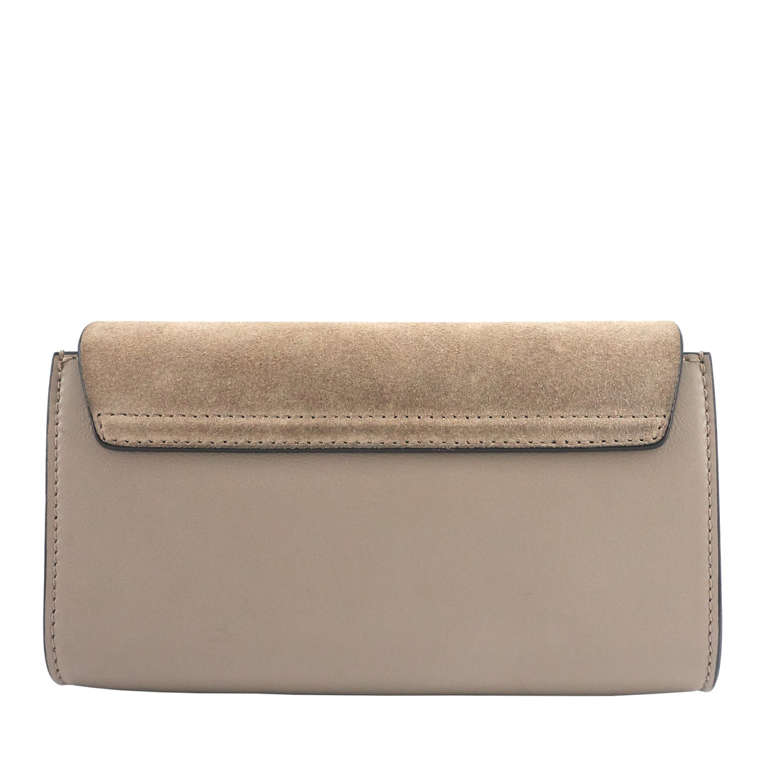 Faye Mini Leather and Suede Bag