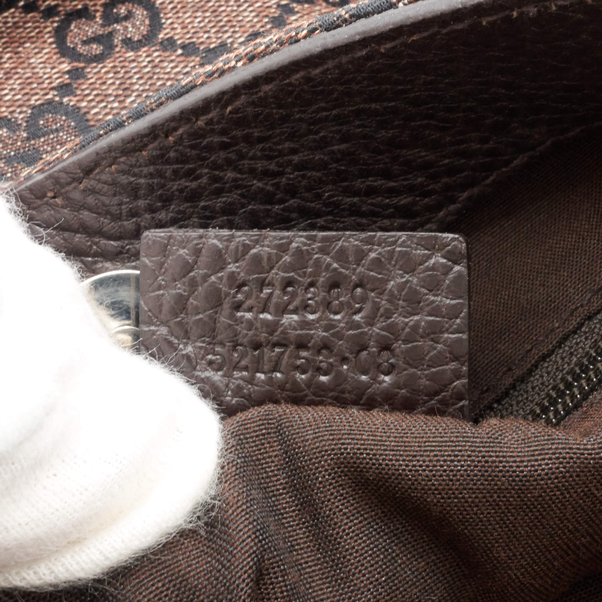 Gucci Brown GG Canvas Hobo Bag – Poshbag Boutique