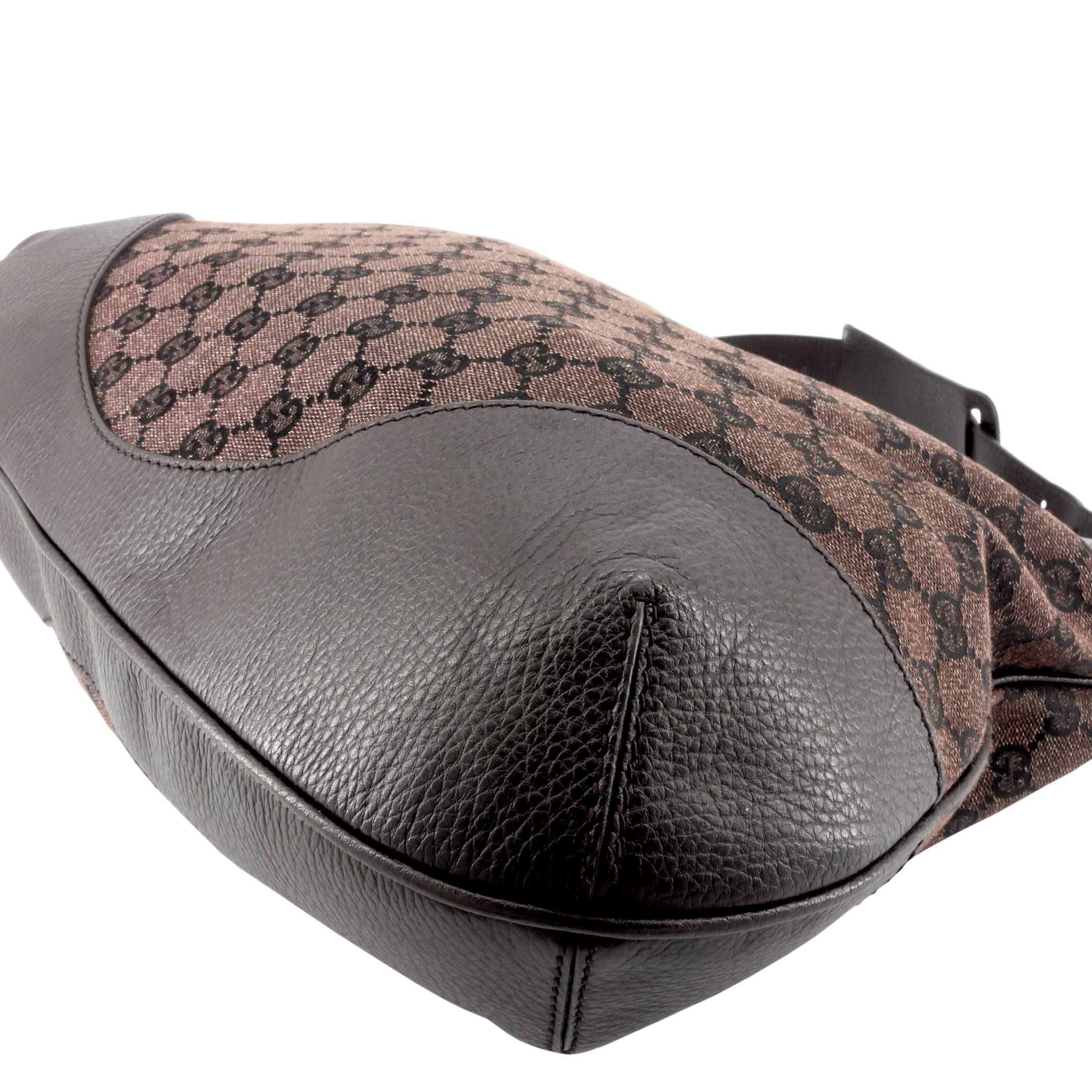 Gucci Brown GG Canvas Hobo Bag – Poshbag Boutique