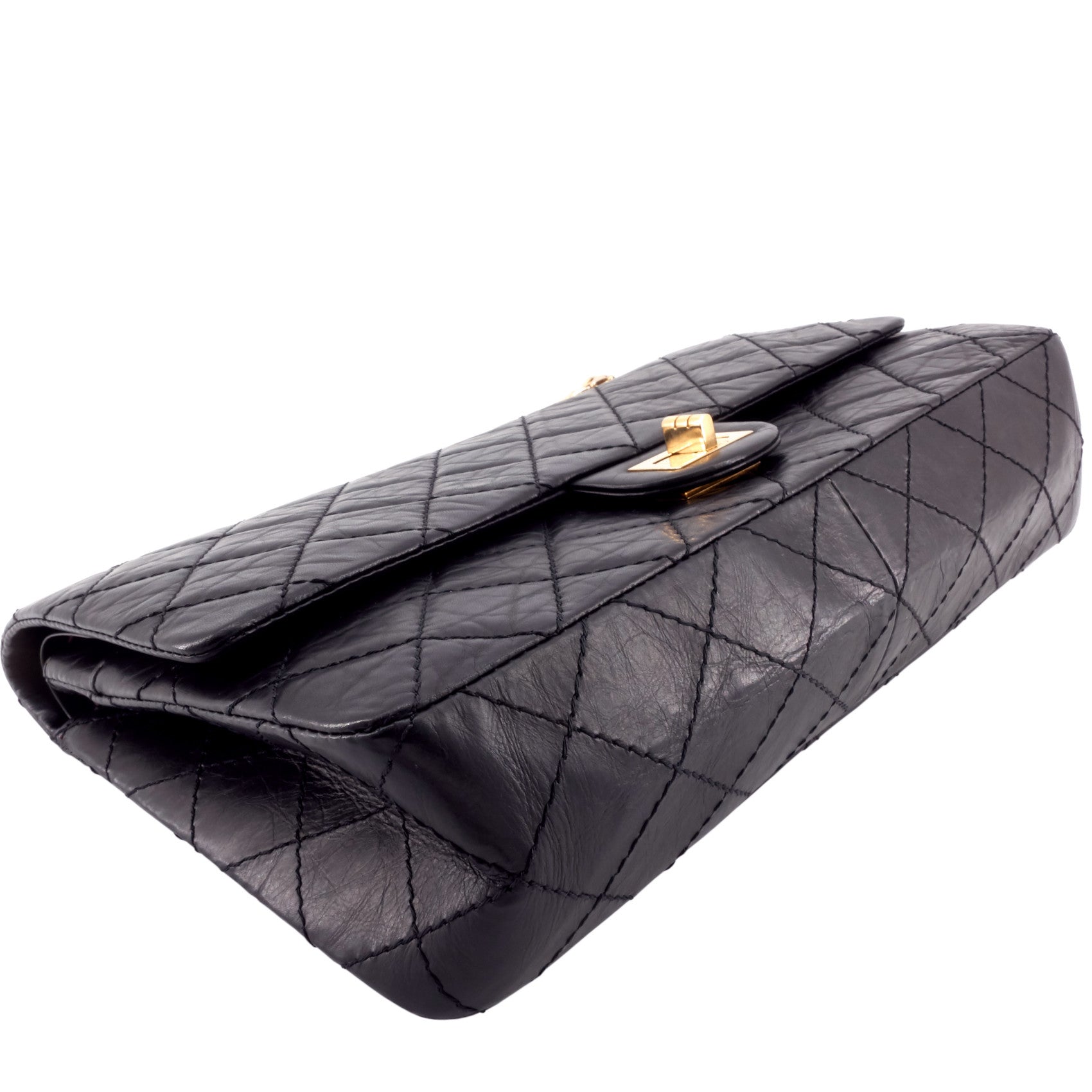 Chanel 2.55 Reissue 226 Aged Calfskin Double Flap Bag – Poshbag