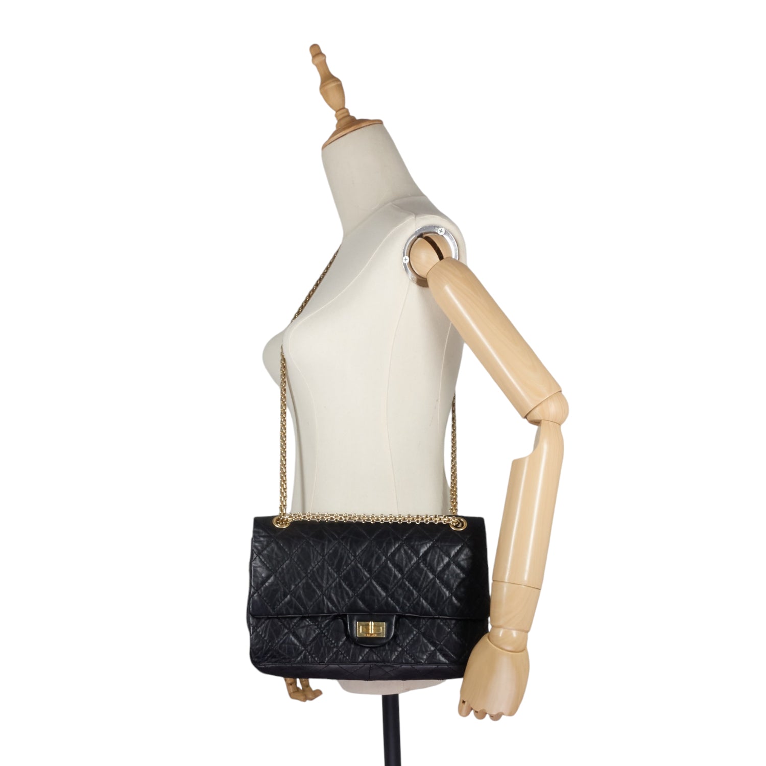 Chanel 2.55 Reissue 226 Aged Calfskin Double Flap Bag – Poshbag