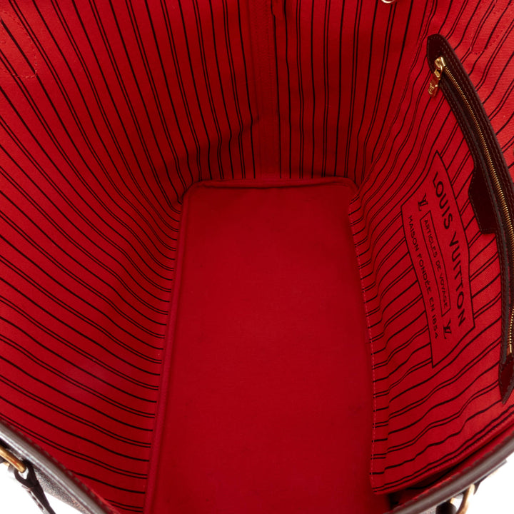 Neverfull GM Damier Ebene Canvas Bag with Pouch