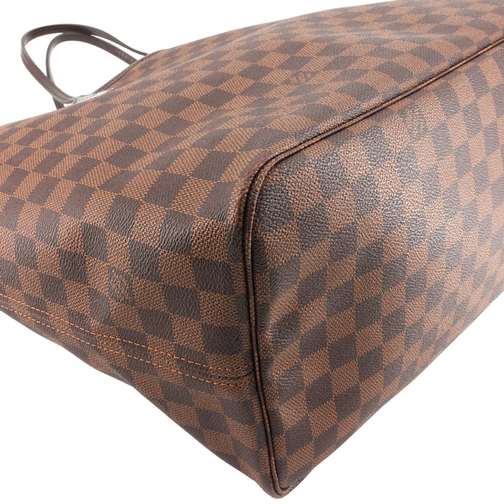 Neverfull GM Damier Ebene Canvas Bag with Pouch