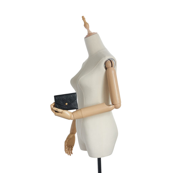 Victorine Monogram Empreinte Leather Bifold Wallet