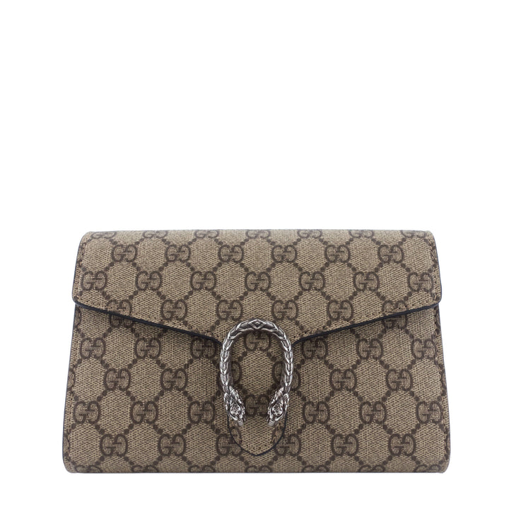 Dionysus GG Supreme Canvas Wallet on Chain