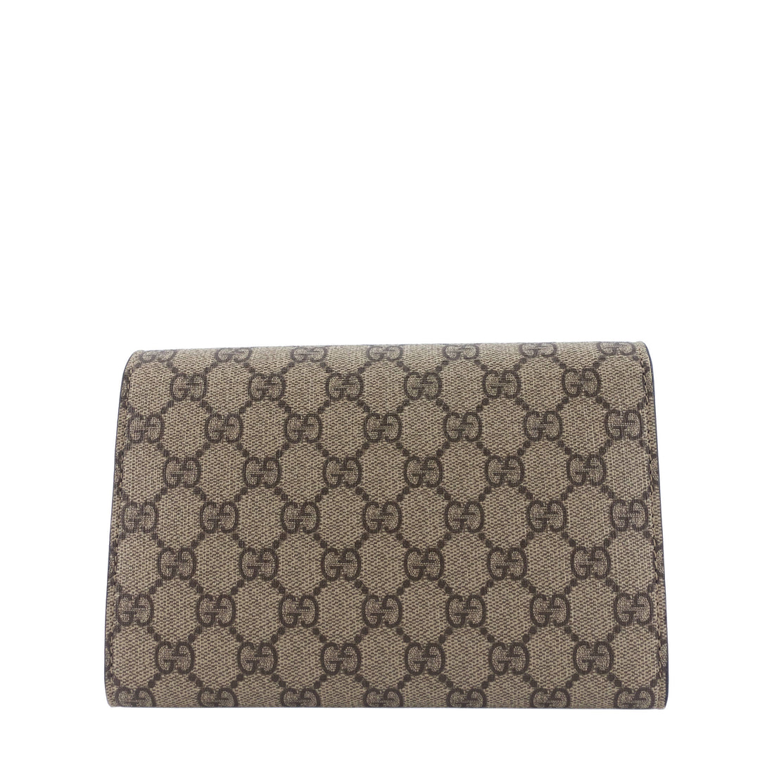 Dionysus GG Supreme Canvas Wallet on Chain