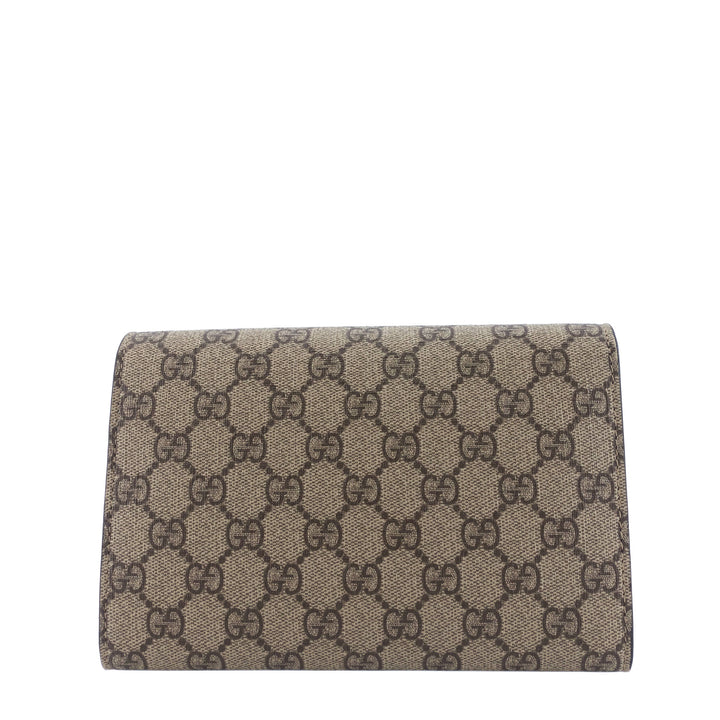 Dionysus GG Supreme Canvas Wallet on Chain