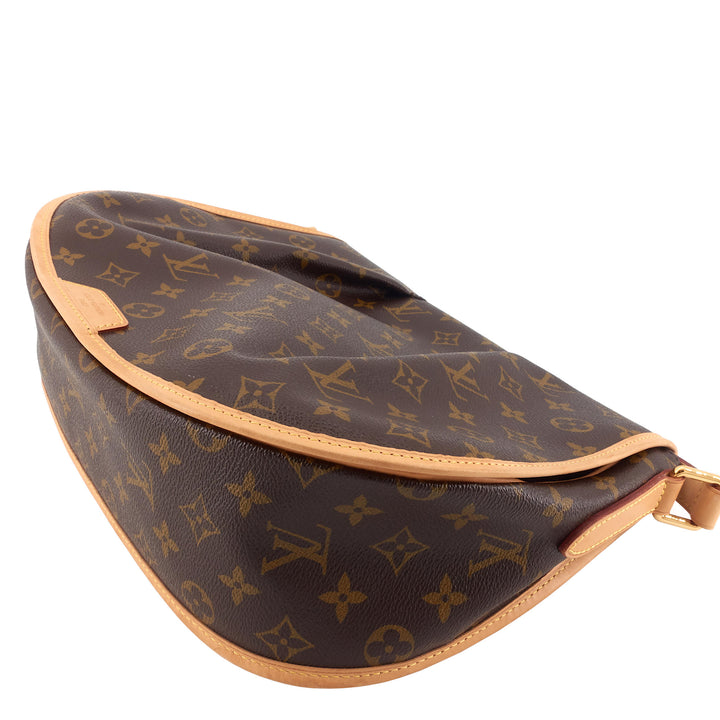 Menilmontant MM Monogram Canvas Shoulder Bag
