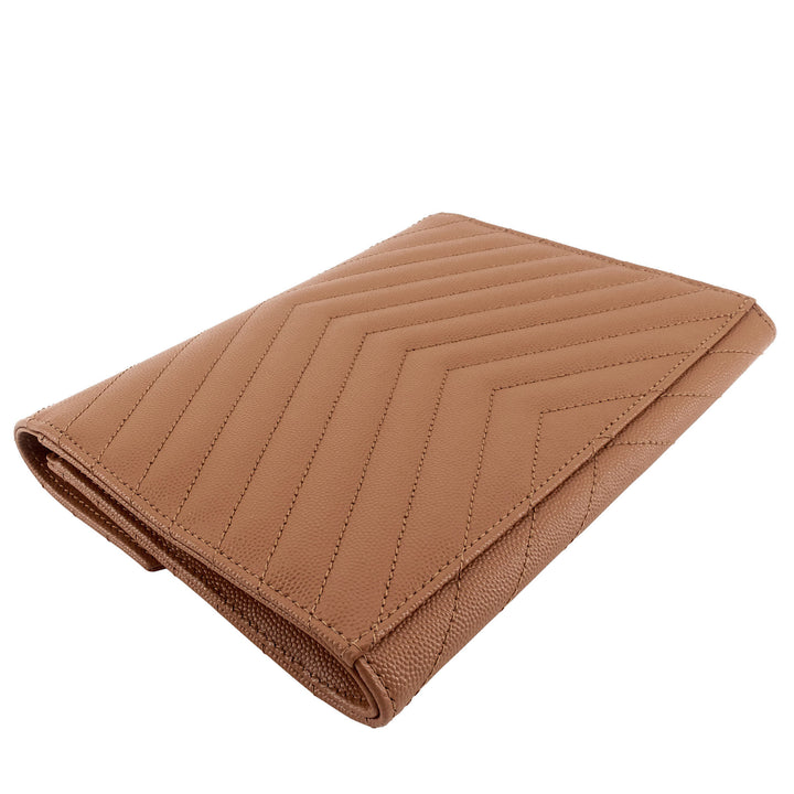 Cassandre Matelassé Grain de Poudre Leather Flap Pouch