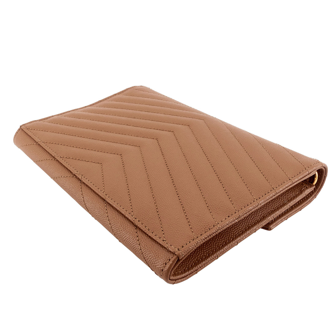 Cassandre Matelassé Grain de Poudre Leather Flap Pouch