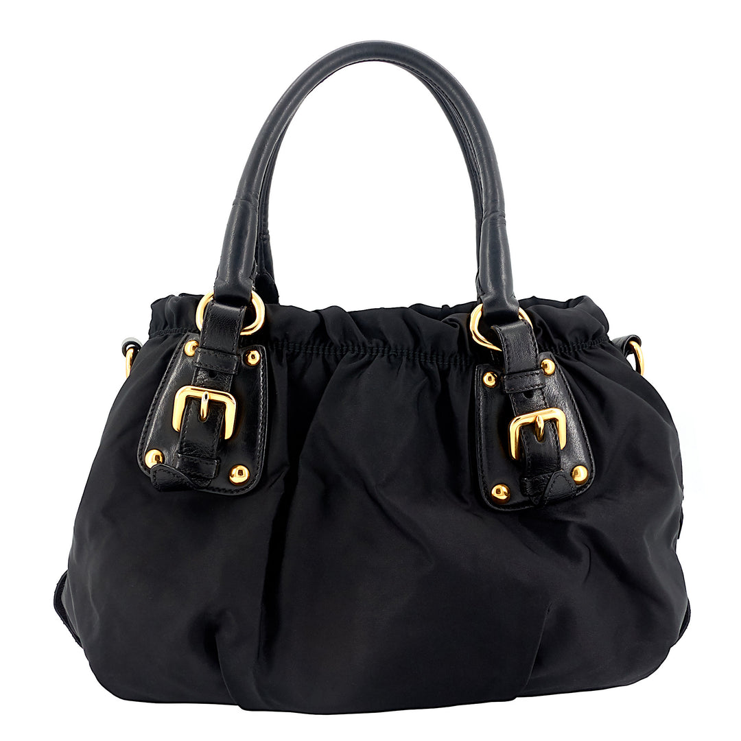 Tessuto Nylon Jacquard Tote Bag