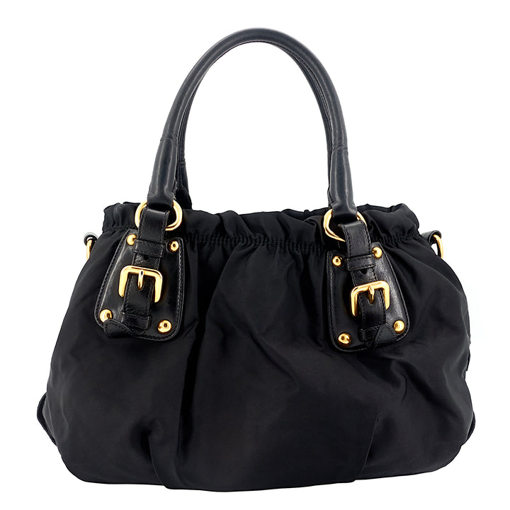 Tessuto Nylon Jacquard Tote Bag