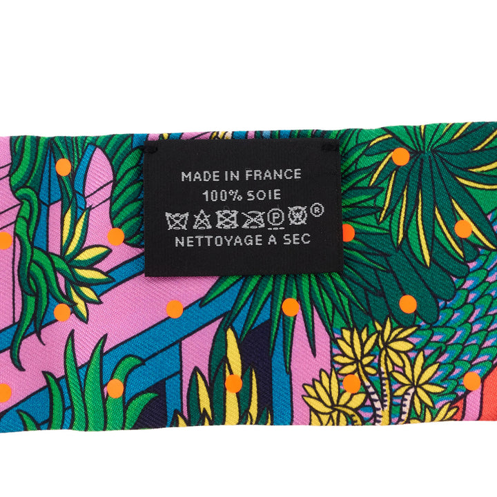 Animapolis Plumetis Silk Twilly Scarf