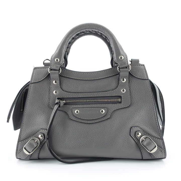 Neo Classic Mini Grained Calfskin Leather Bag