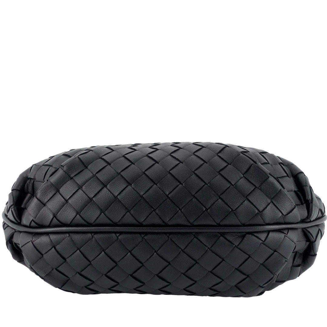 Saddle Zip Mini Intrecciato Nappa Leather Messenger Bag