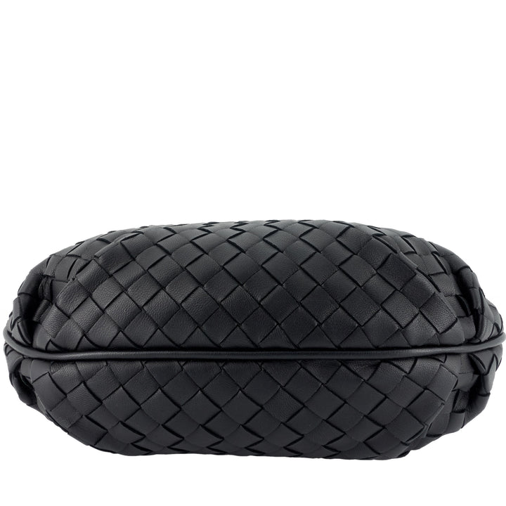 Saddle Zip Mini Intrecciato Nappa Leather Messenger Bag