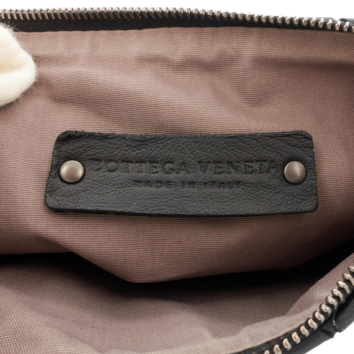 Saddle Zip Mini Intrecciato Nappa Leather Messenger Bag