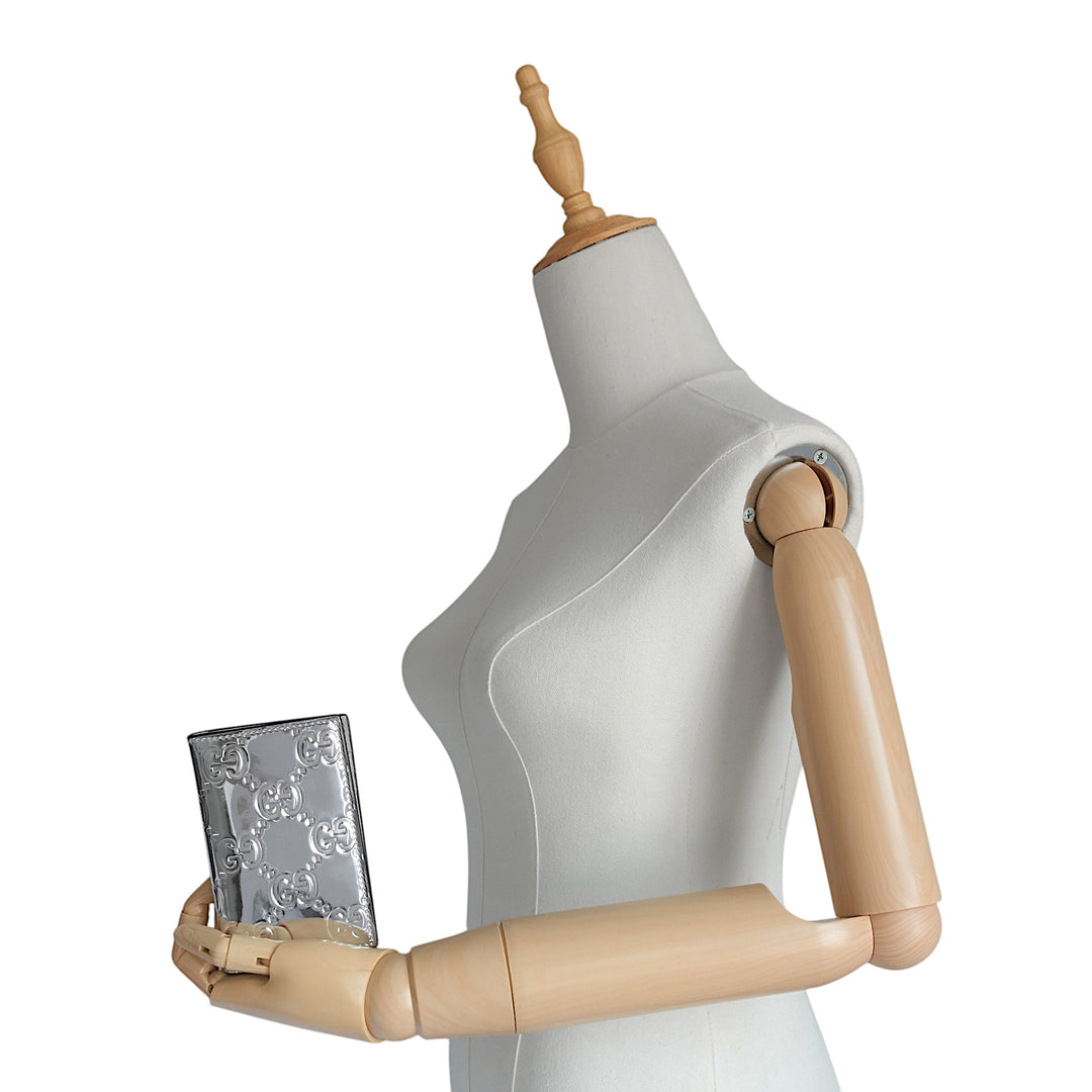 Metallic Bifold Leather Cardholder