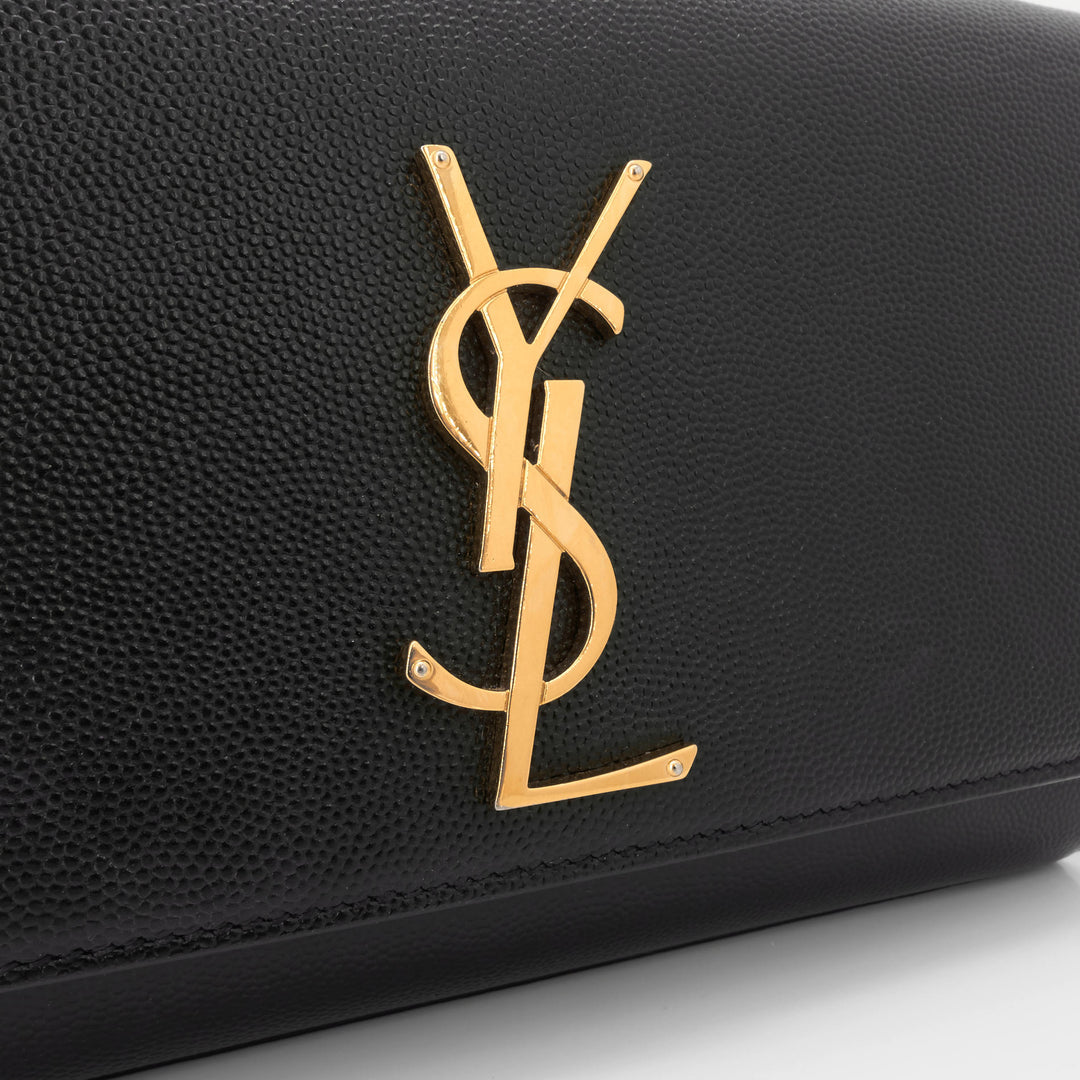 Kate Small Pebbled Leather Shoulder Bag