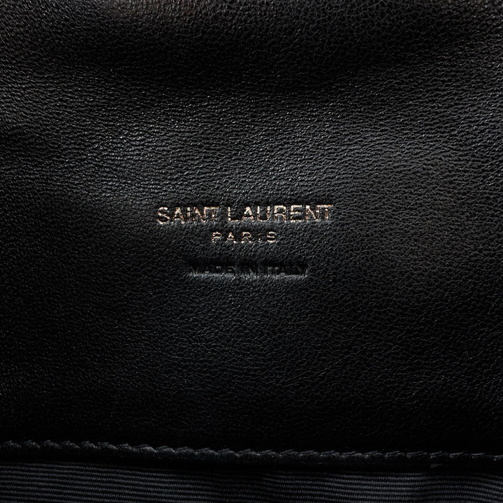 Lou Puffer Small Lambskin Leather Clutch Bag