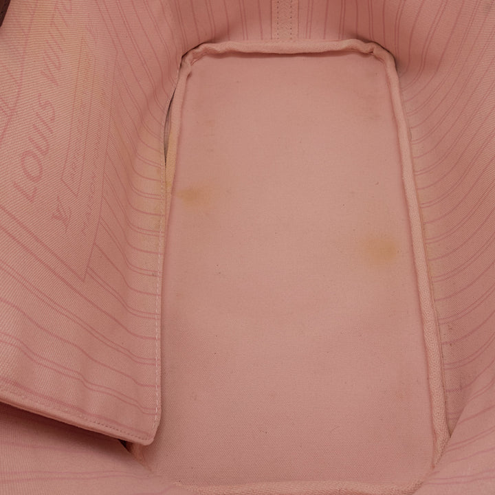 Neverfull MM Damier Ebene Canvas Bag with Pouch