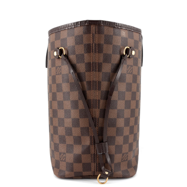 Neverfull MM Damier Ebene Canvas Bag with Pouch