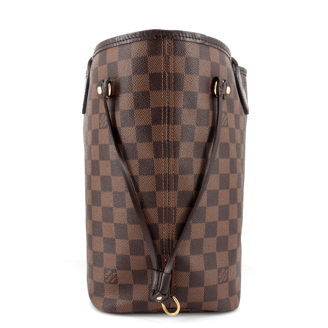 Neverfull MM Damier Ebene Canvas Bag with Pouch