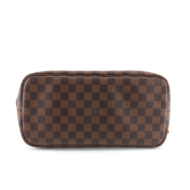Neverfull MM Damier Ebene Canvas Bag with Pouch