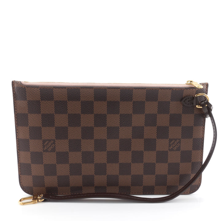 Neverfull MM Damier Ebene Canvas Bag with Pouch