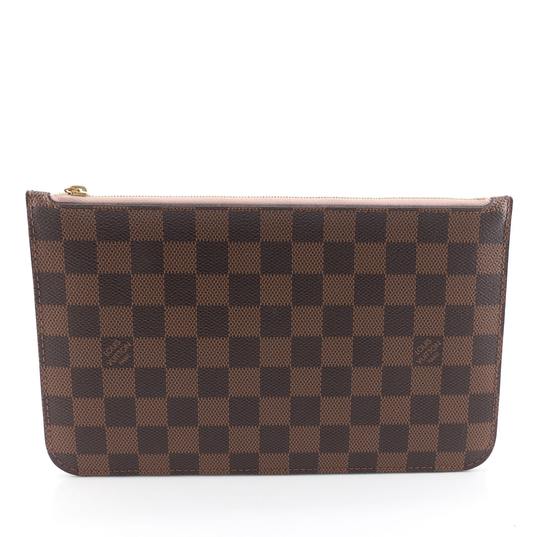 Neverfull MM Damier Ebene Canvas Bag with Pouch