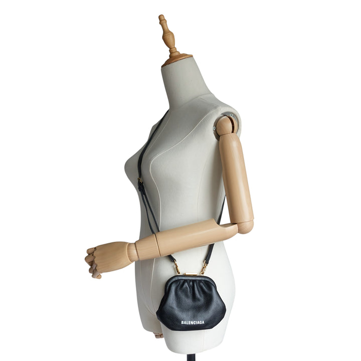 Cloud Grained Calfskin Leather Coin Purse