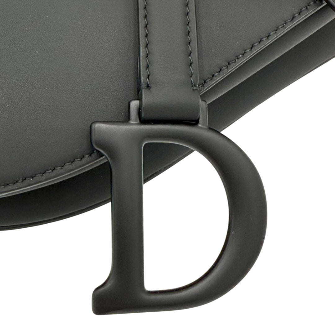 Saddle with Strap Calfskin Leather Bag