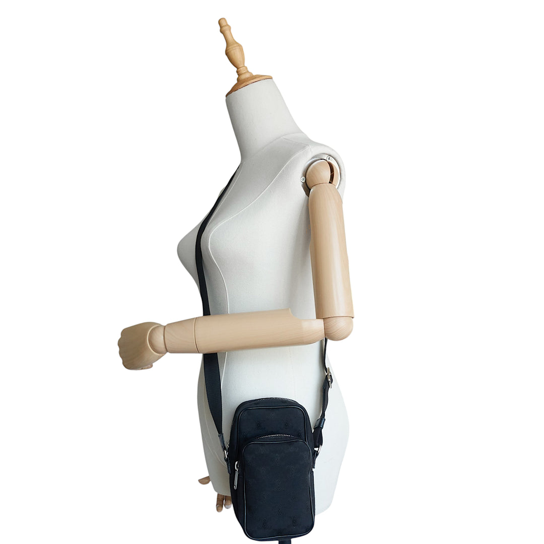 Triomphe Canvas Mini Pocket Messenger Bag