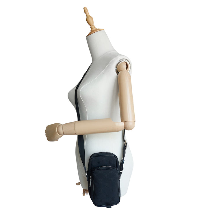 Triomphe Canvas Mini Pocket Messenger Bag