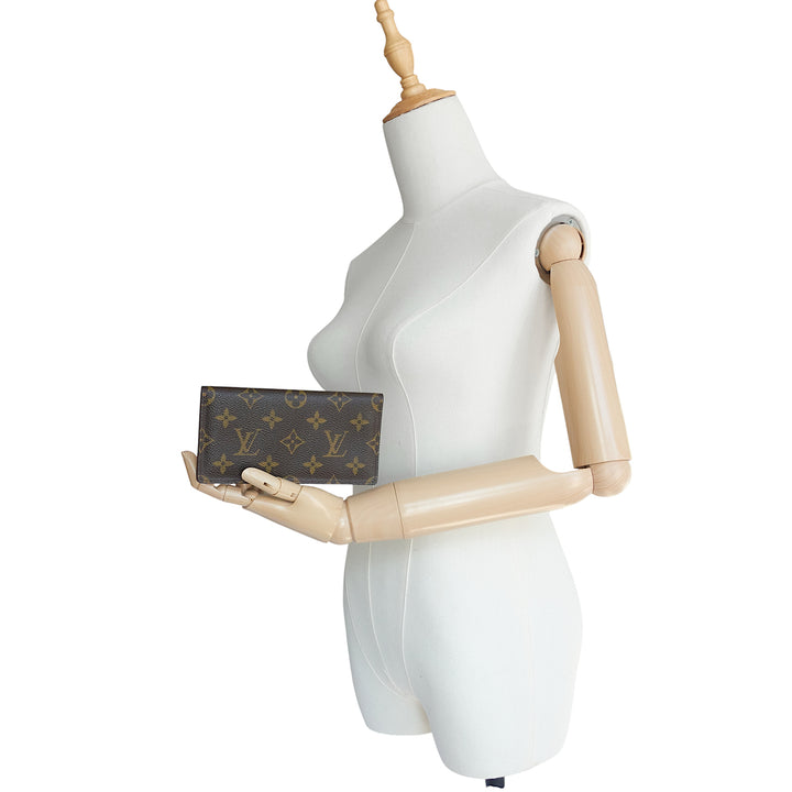 Monogram Canvas Checkbook Holder