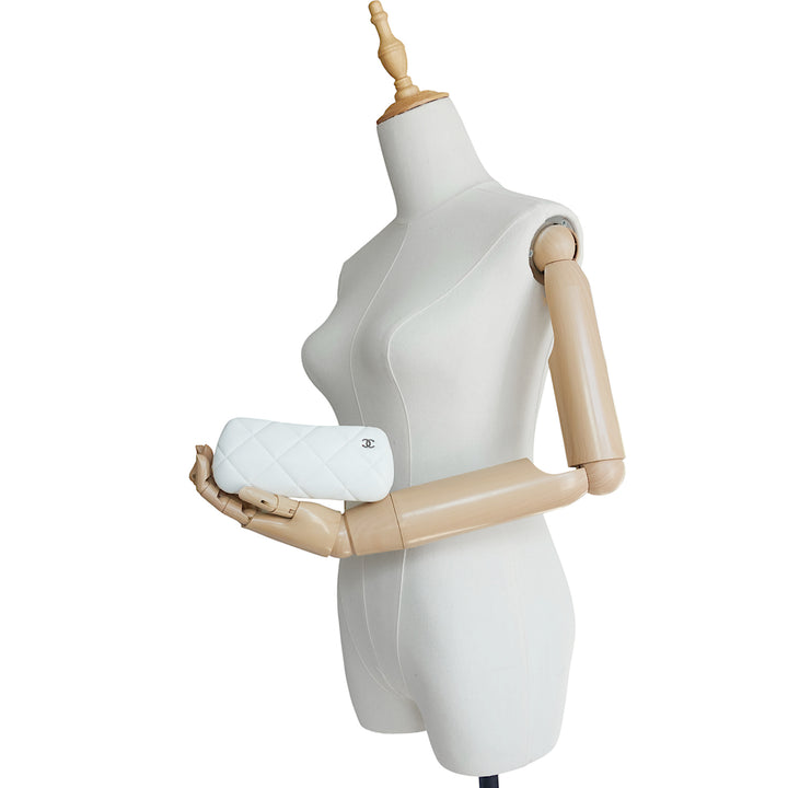 Lambskin Leather Hard Sunglass Case