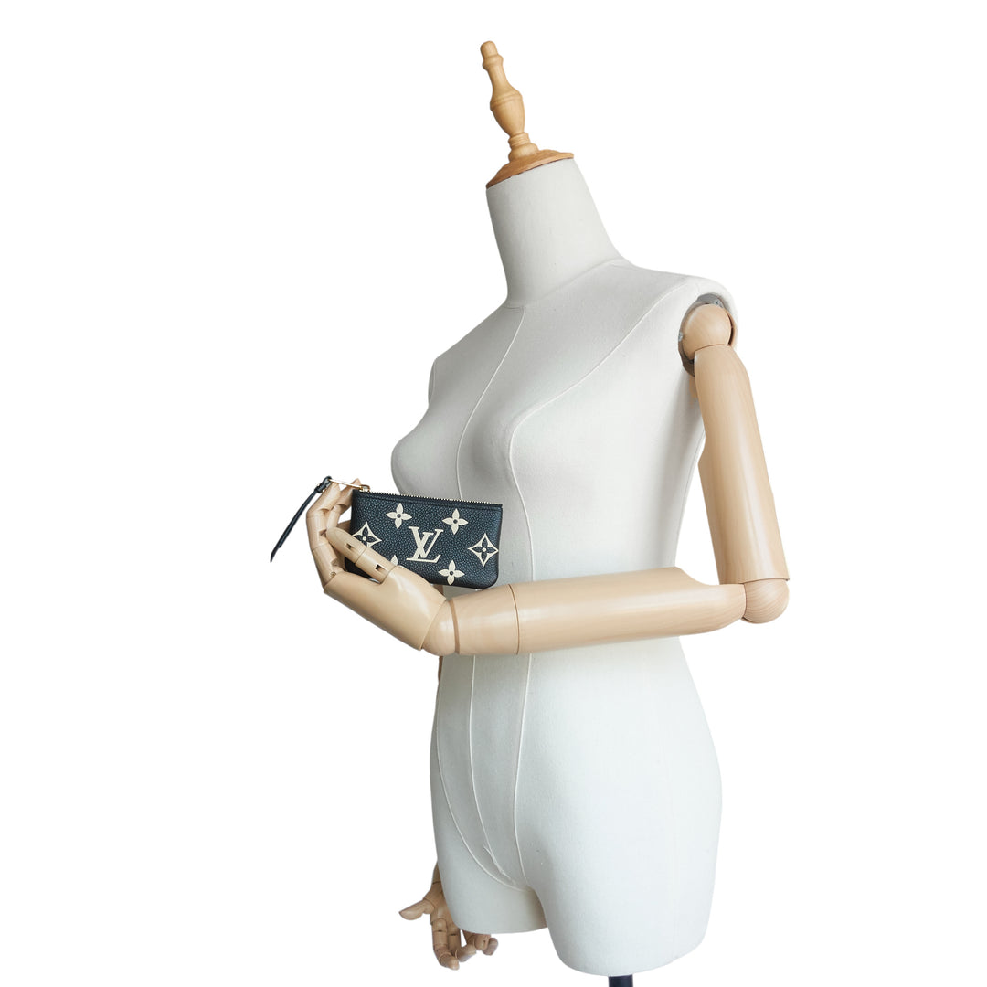 Monogram Empreinte Leather Bicolour Key Pouch