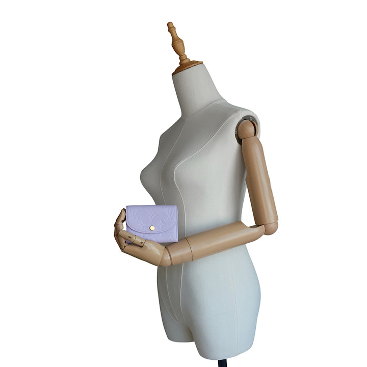 Rosalie Monogram Empreinte Leather Coin Purse