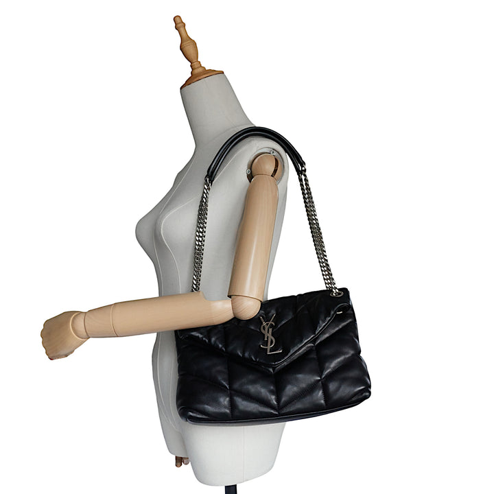 Loulou Small Nappa Leather Puffer Bag
