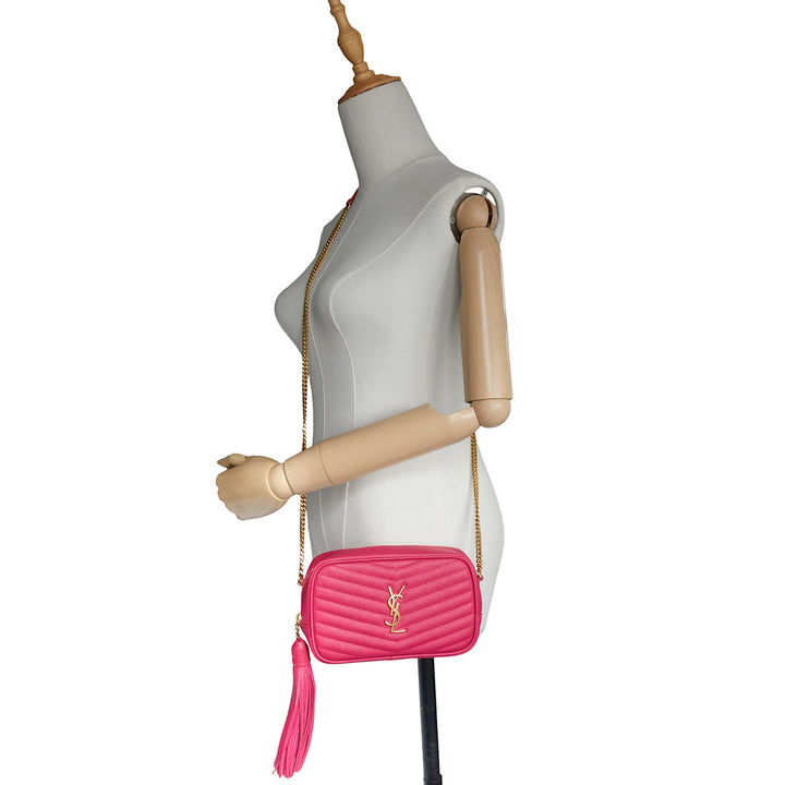 Mini Lou Grain de Poudre Crossbody Bag