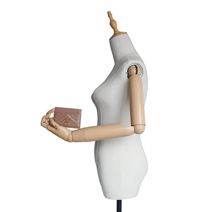 GG Marmont Leather Card Case