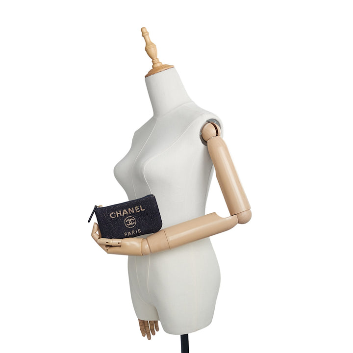 Deauville Denim O Case Mini Clutch