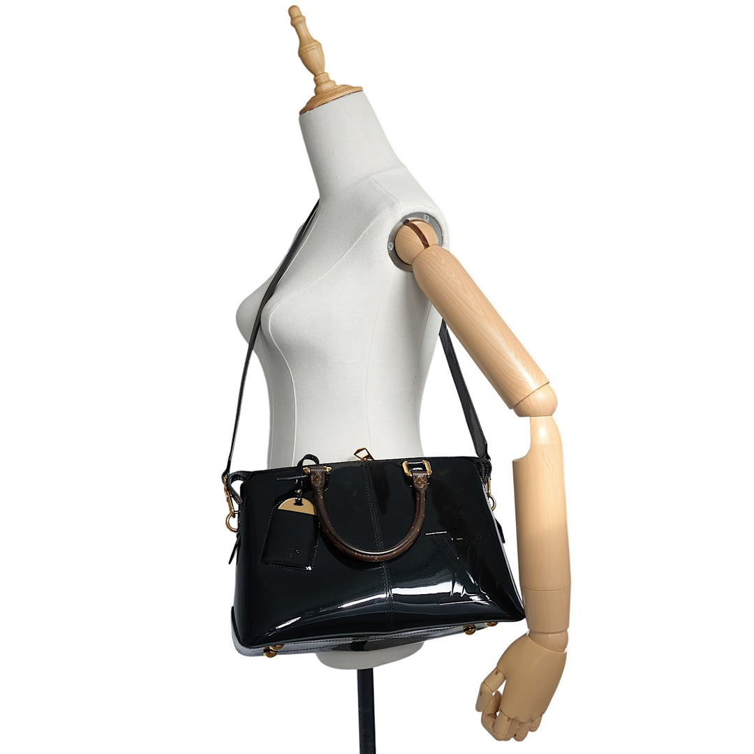 Miroir Vernis Leather Tote Bag