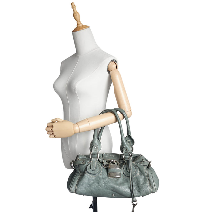 Paddington Grained Leather Bag